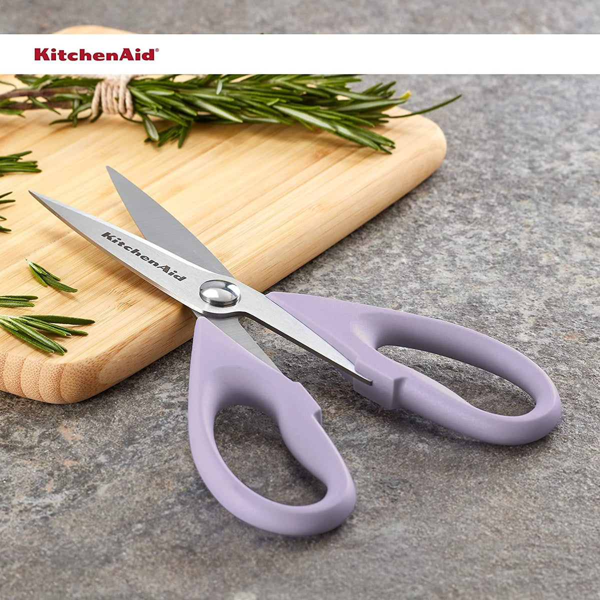 KitchenAid All Purpose Kitchen Shears, One Size, Lavendar Cream