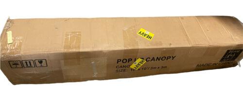 Eurmax 10x10 Super Compact 40" High Storage Size Canopy Tent, Full Truss Design