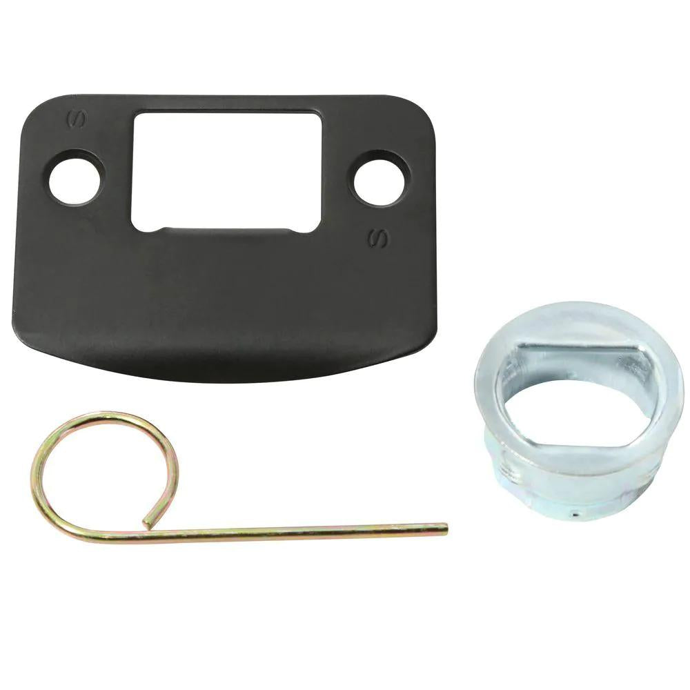 Camelot Aged Bronze Electronic Door Lock with Accent Door Lever