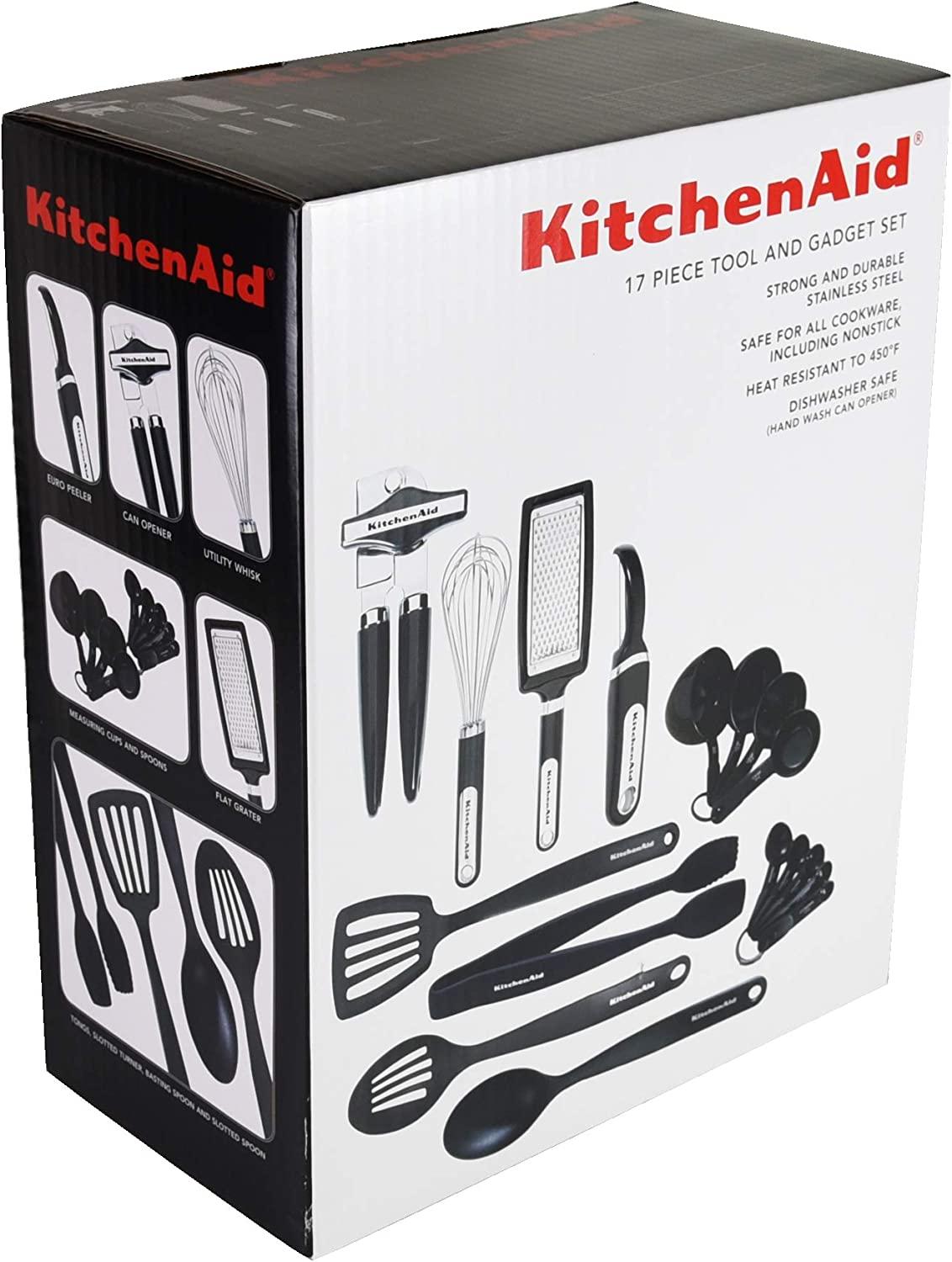 KitchenAid Classic Tool and Gadget Set, 17-pc, Black