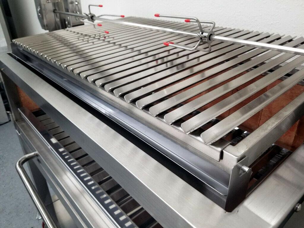 Stainless Steel Outdoor Charcoal BBQ Parrilla Santa Maria / Argentine Grill Spit