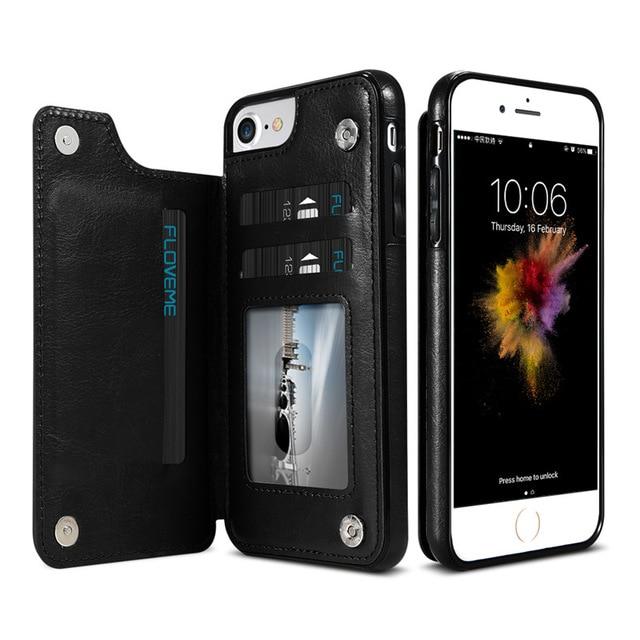 Retro Flip Leather Wallet Cases for iPhone 11 Pro Max X XS XR XS Max