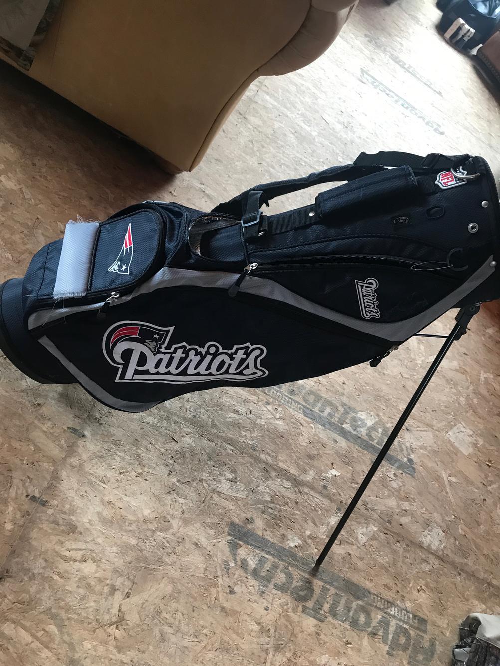 Patriots Golf Bag Signed By The ship Team