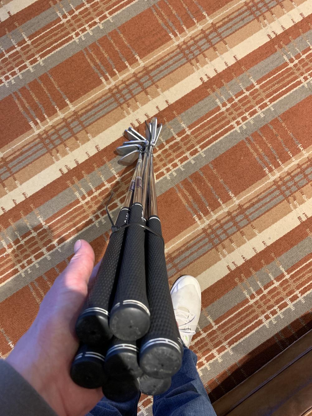 Used TaylorMade MC Forged (4-pw) S Flex, Right hand