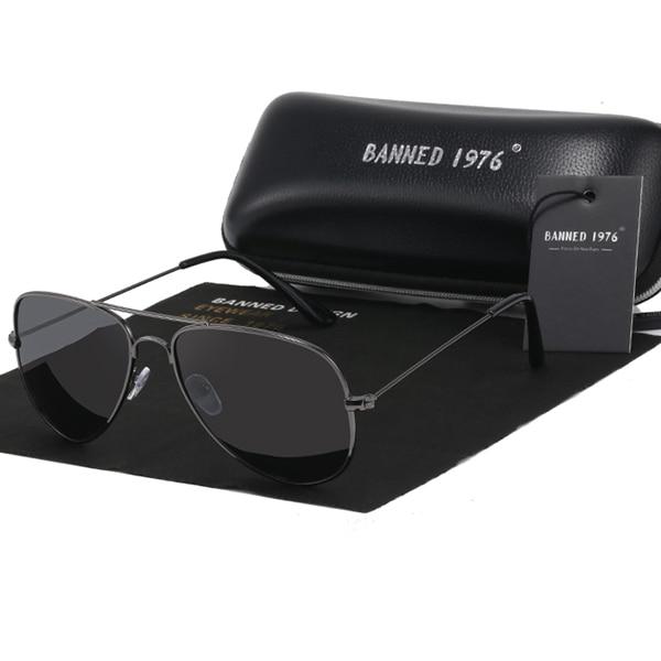 Classic HD Polarized Metal Frame Fashion Sunglasses