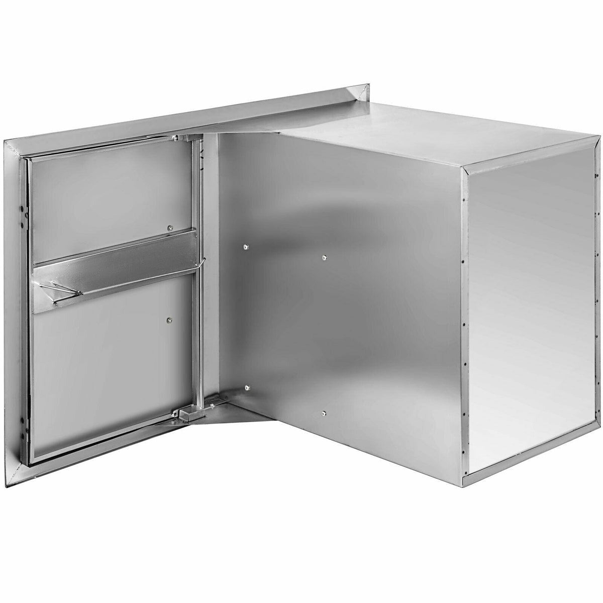 Outdoor Kitchen Door Drawer Combo 33"X22" Paper Rack Stainless Steel BBQ Island