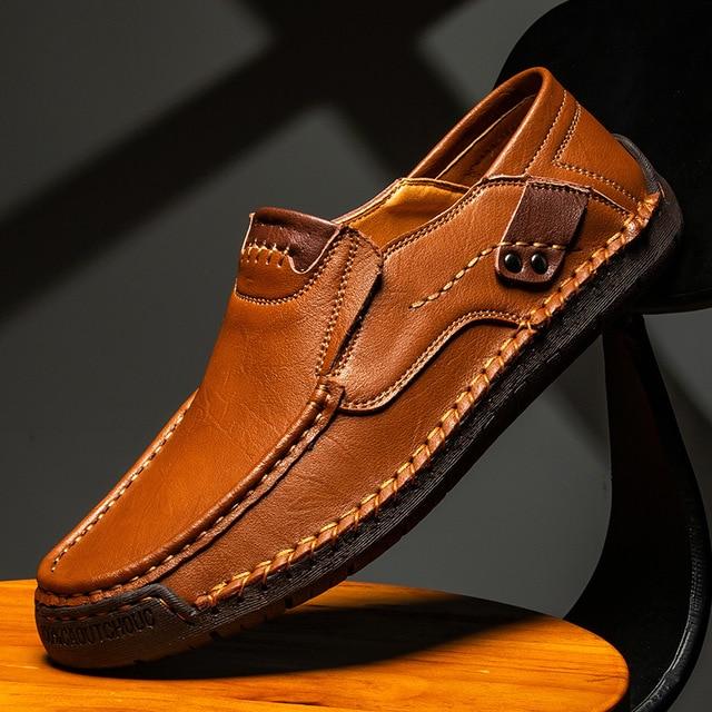 New Handmade Casual Genuine Leather Driving Shoes