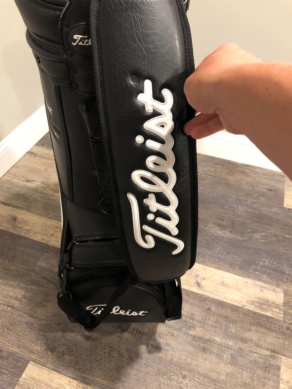 Black New Titleist Tour Staff Bag