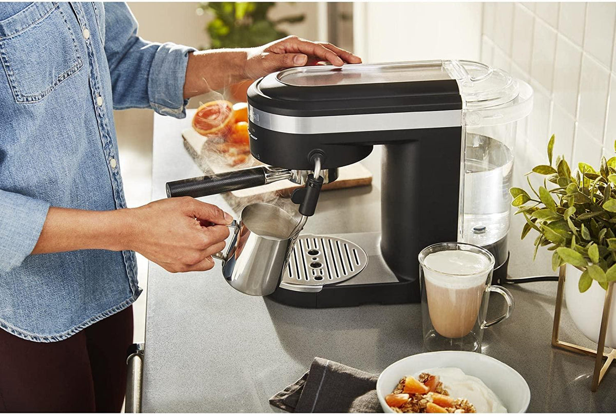 KitchenAid Semi-Automatic Espresso Machine KES6403, Black Matte