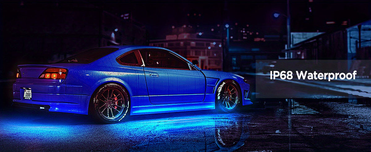 16 Million Dream Colors Chasing - Underglow Kit For Cars, SUVs & Trucks With App & Remote Control