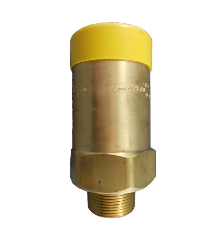 1-1/4" MPT Relief Valve 250PSI External Body 4130 SCFM NPT Propane Tank