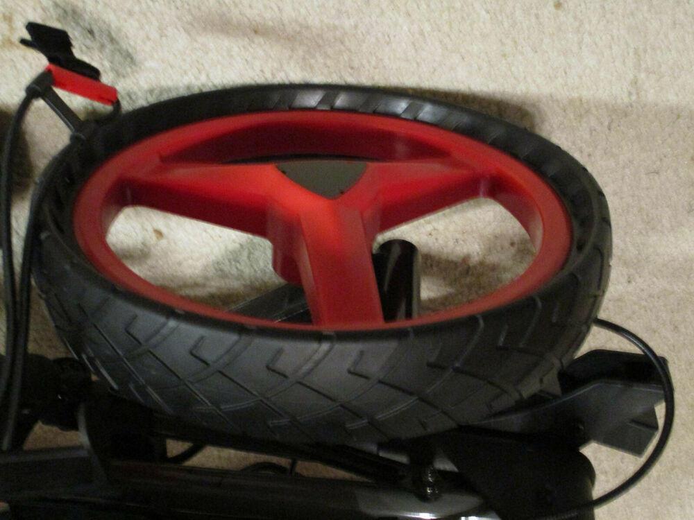 Used Sun Mountain Pathfinder 4 Push/Pull Cart Magnetic / Gray / Red