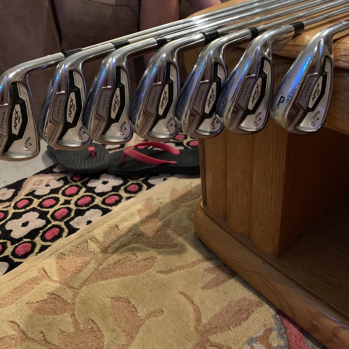 Used Right Handed Apex Pro 16 Stiff Flex Steel Shaft Iron Set
