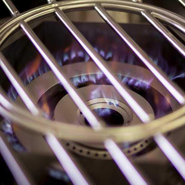Summerset TRL Built-In Natural Gas Power Burner Wok Ring & Stainless Steel Lid