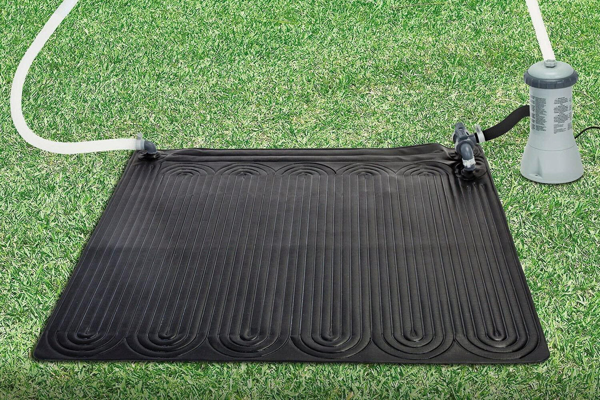 Above Ground Swimming Pool Water Heater Solar Mat for 28685E, Black (2 Pack)
