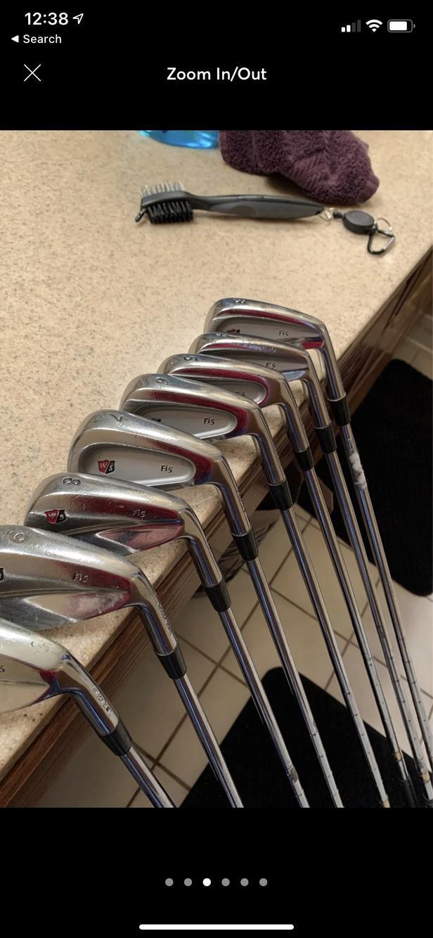 Men's Right Handed fi5 forged Regular Flex Steel Shaft Iron Set