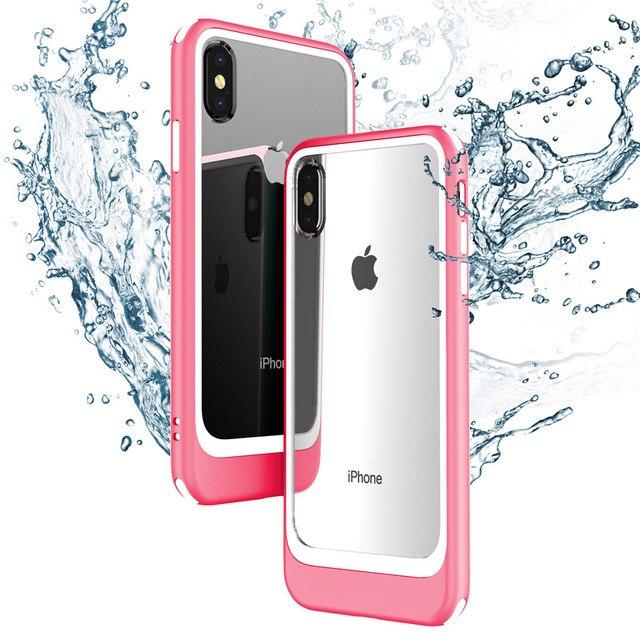 Phone Case - Luxury Shockproof PC + TPU Protection Case For iPhone X XS XR XS Max 8 7/Plus