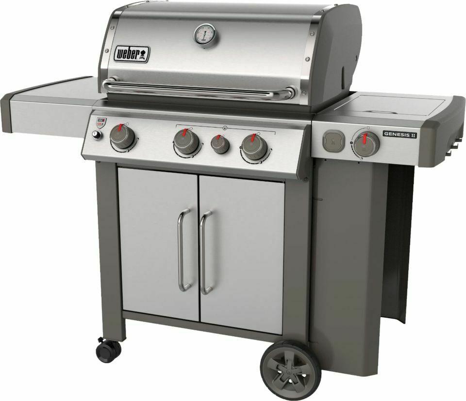 61016001 Genesis II E-335 3-Burner Liquid Propane Grill, Black NEW IN BOX