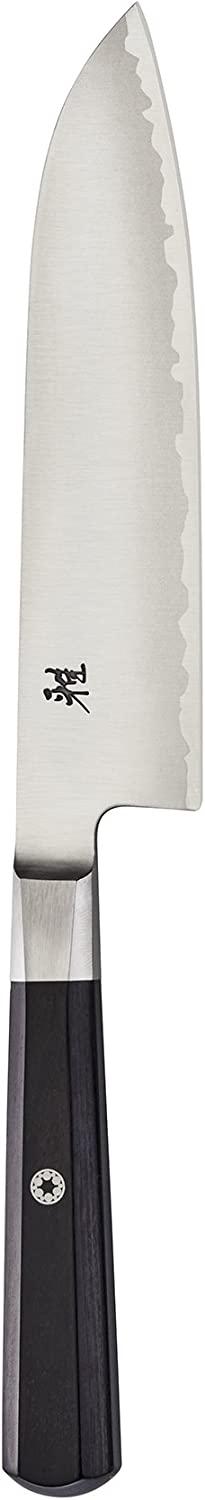 Miyabi Koh Santoku Knife,Black/Stainless Steel,5.5"