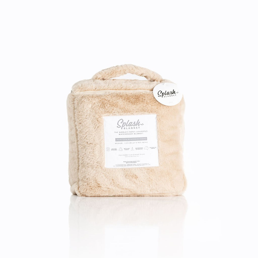 Furlush Waterproof Splash Blanket - Chai