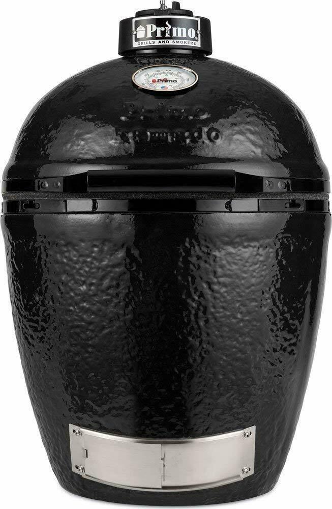Primo Ceramic - Kamado Round Junior Ceramic Grill with Ash Tool and Grate Lifter