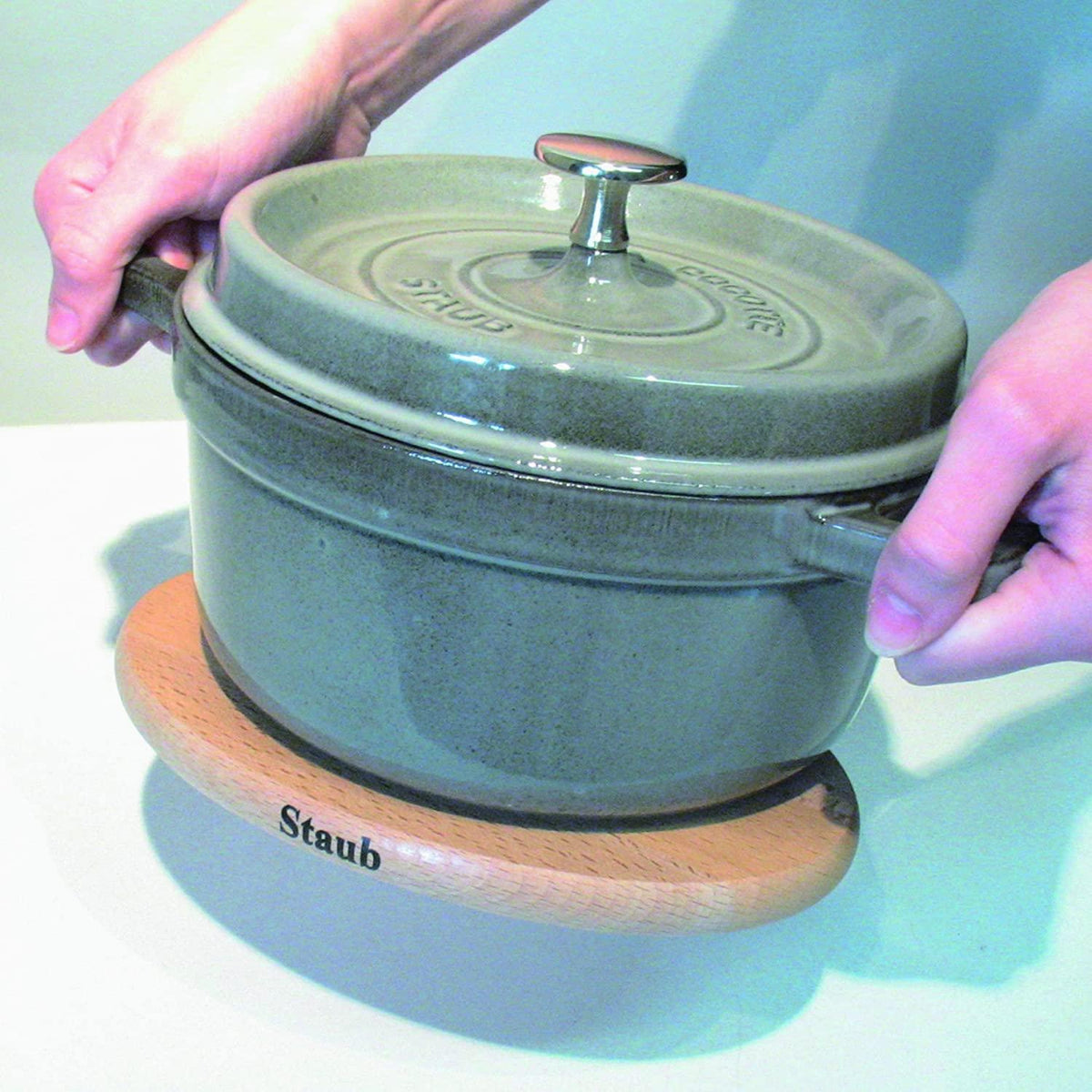 ストウブ(Staub) Magnetic Trivet, 21×15cm, Wood Grain