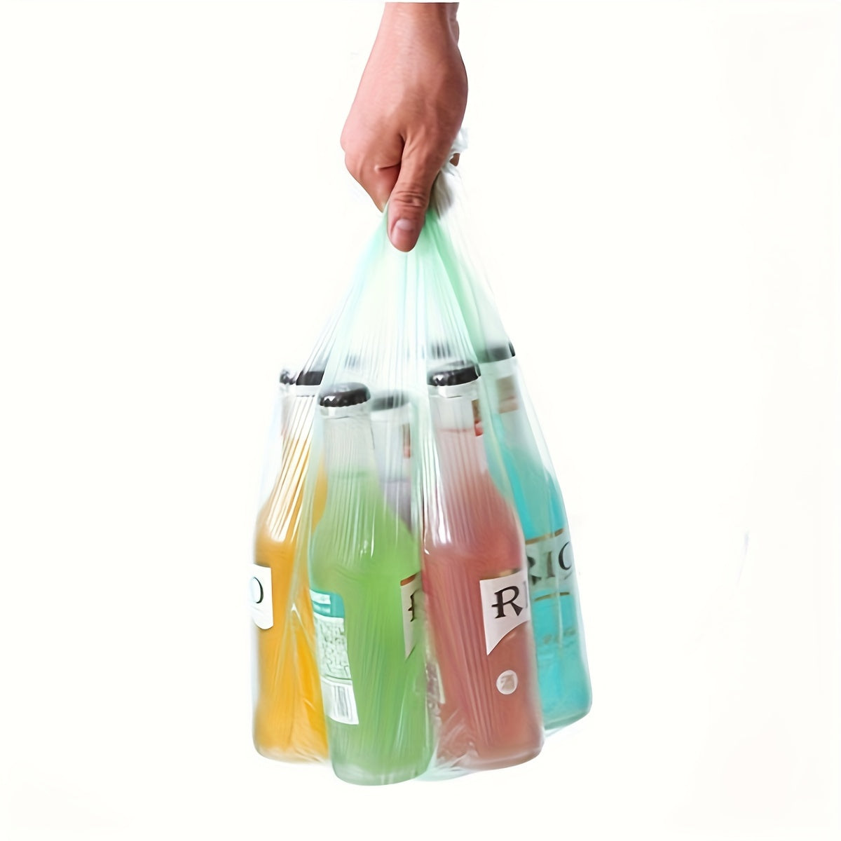 5 Packs of 75pcs 4 Gallon Small Trash Bags - Perfect for Bathroom, Kitchen & Cleaning Storage!