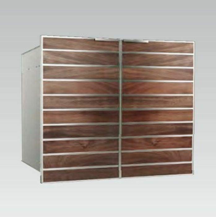 Madera 40" x 34" Integrated SS and Ipe Vertical Dry Storage Pantry