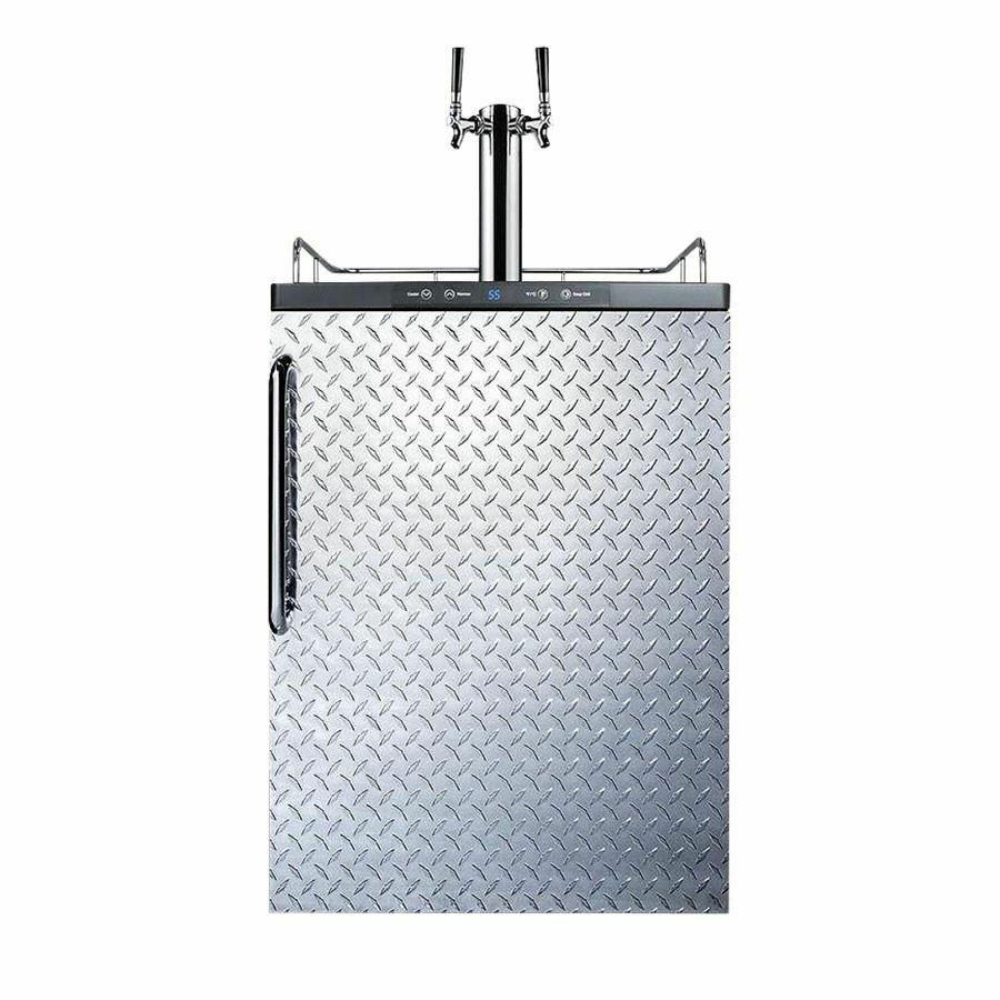 Summit Built-in Residential Beer Dispenser -extured SBC635MBIDPLTWIN