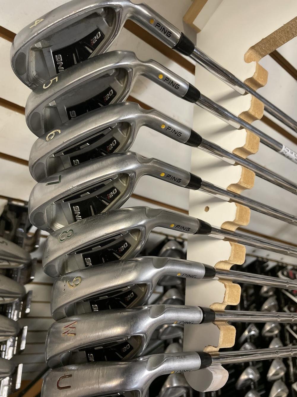 Used Ping I20 Yelow Dot 4i-gw Aw Steel Stiff Golf Iron Or Hybrid Sets