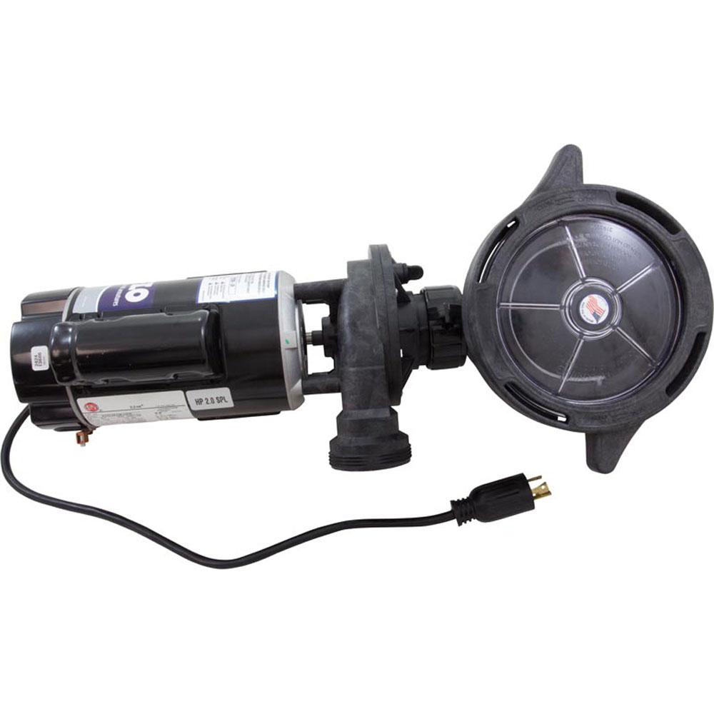 Plastics Hf 2Hp 115V 2Spd 6"Trp 3Ft Tl 90O Right