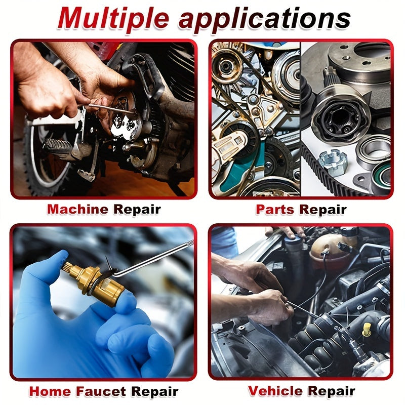 11pcs Precision Pick & Hook Set With Scraper For Remove Automotive Electronics Maintenance Hoses Gasket Hand Pick Up Tools