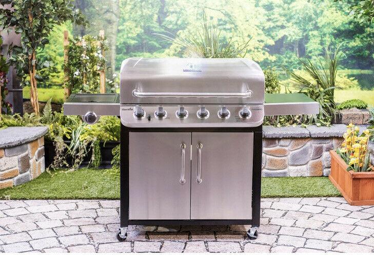 *Local Pickup* 6-Burner Propane Grill w/ 1 Side Burner