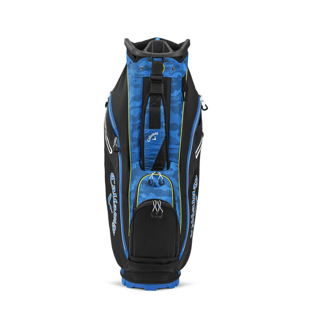 NEW 2020 Callaway Golf Camo Black/Blue Org 7 Cart Bag