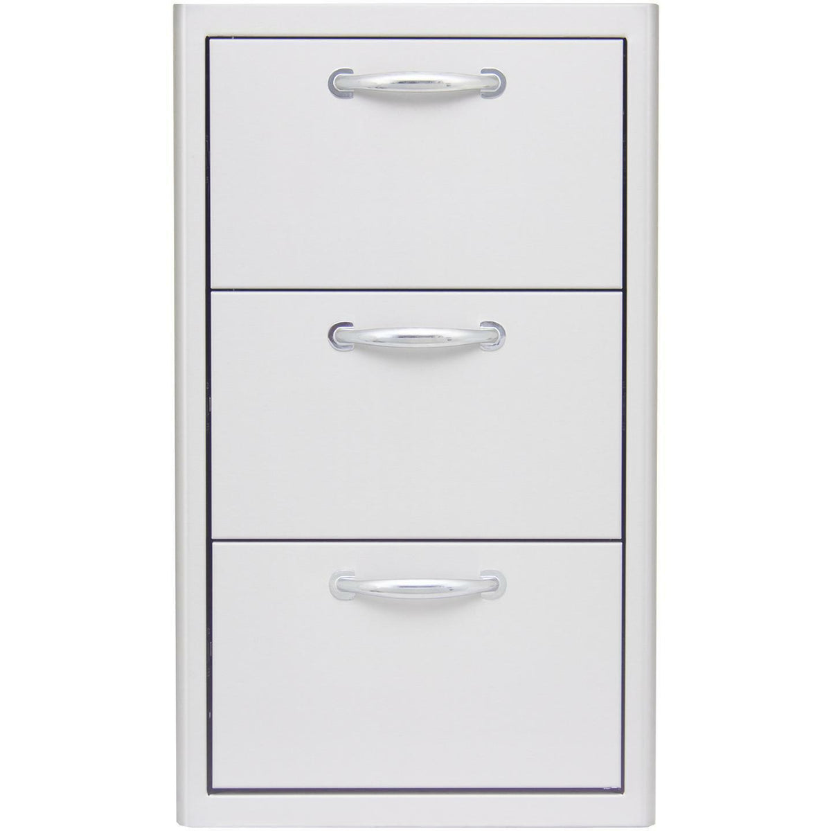 BLAZE BBQ GRILLS 16" STAINLESS STEEL TRIPLE STORAGE DRAWERS