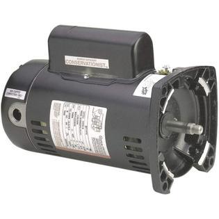 1 HP Square Flange Single Phase Threaded Shaft Horizontal Pool Pump Motor, 1.25 SF