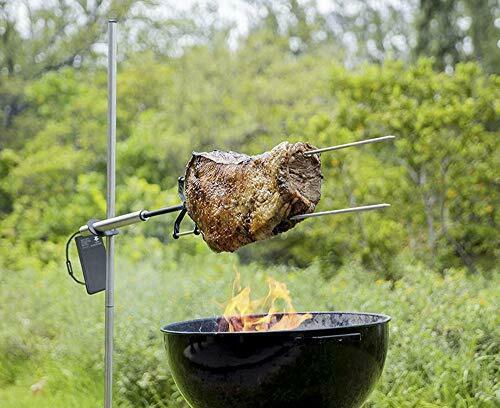 Grill Heavy Duty Rotisserie Grill for Home + Portable for the Outdoors Electric