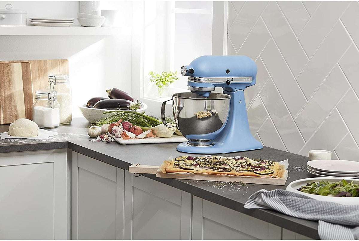 KitchenAid KSM150PSVBArtisan Stand Mixer, 5 quart, Matte Velvet Blue