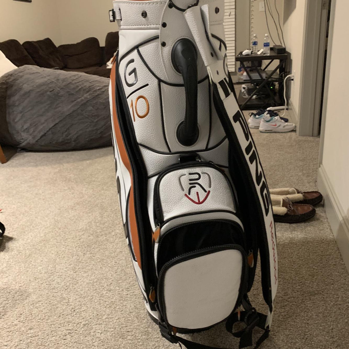 White Used Ping Tour Staff Bag