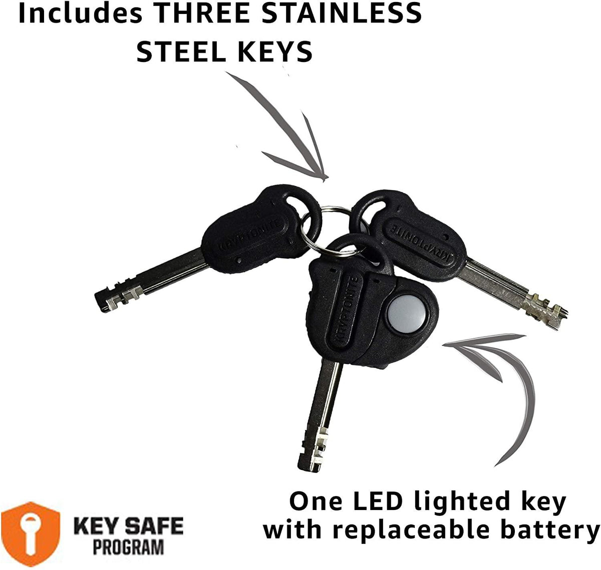 Kryptonite Evolution Series 4 1016 Integrated Chain Lock Black/Orange, 160cm