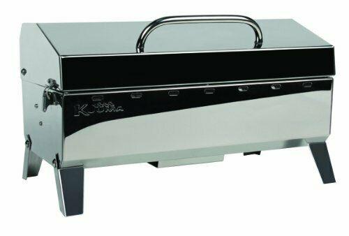 " Premium Steel Mountable Charcoal Grill w/ Inner Lid Liner by...