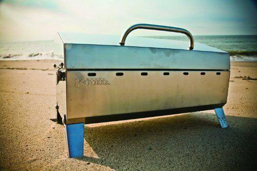 " Premium Steel Mountable Charcoal Grill w/ Inner Lid Liner by...