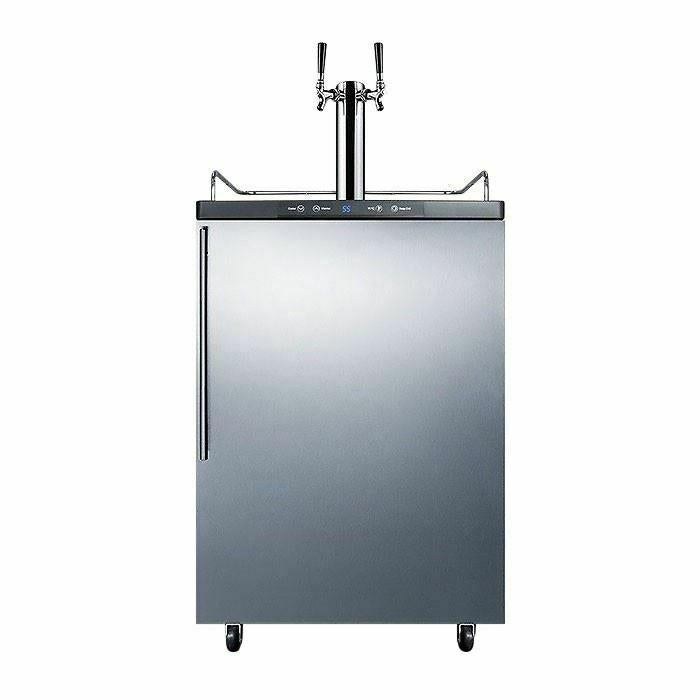 Summit Built-in Residential Beer Dispenser -Stainless SBC635MBISSHVTWIN