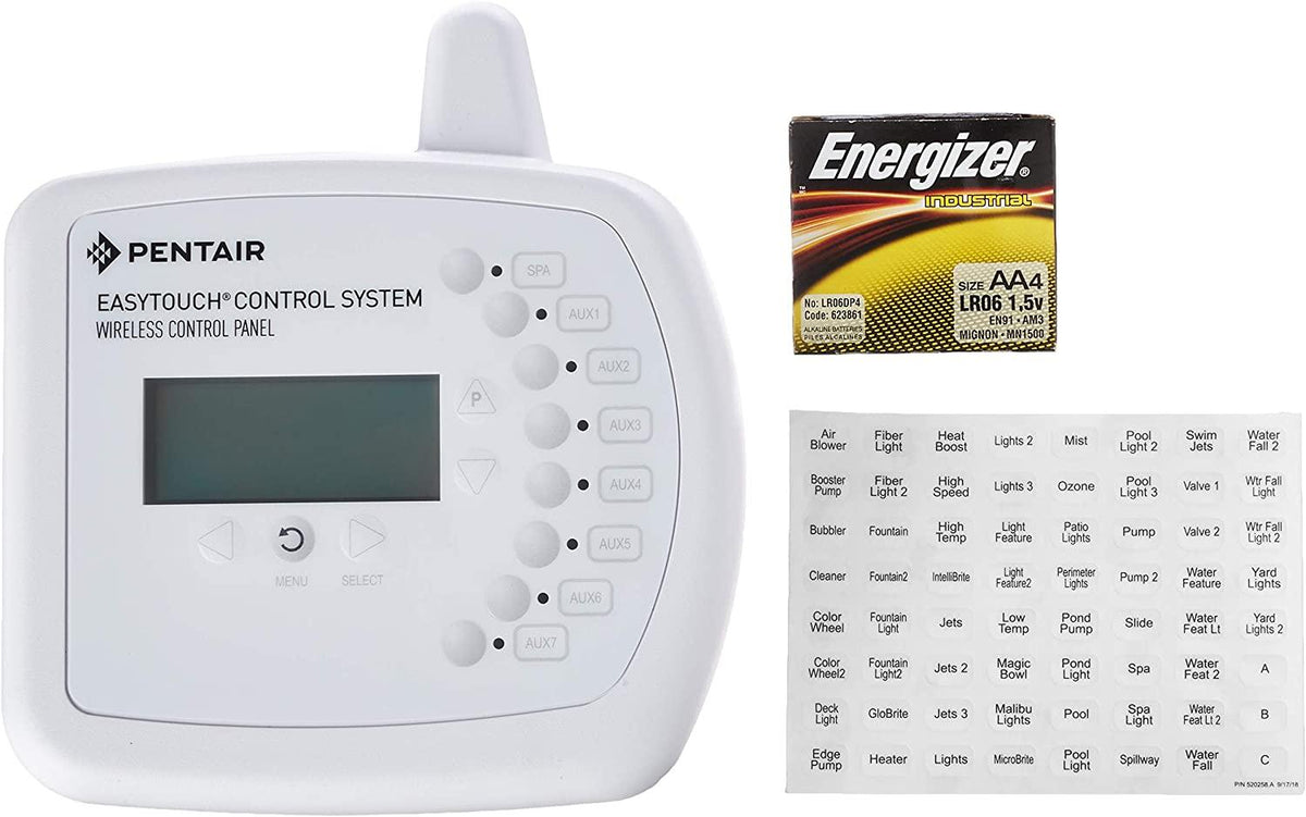 Pentair 520692 8 Auxiliary Wireless Remote Control Replacement EasyTouch Pool and Spa Automatic Control Systems