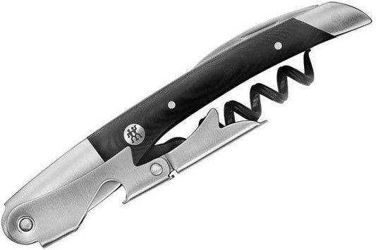 ZWILLING Henckels Sommelier Accessories Classic Waiter's Corkscrew with Micarta Handle, Stainless Steel