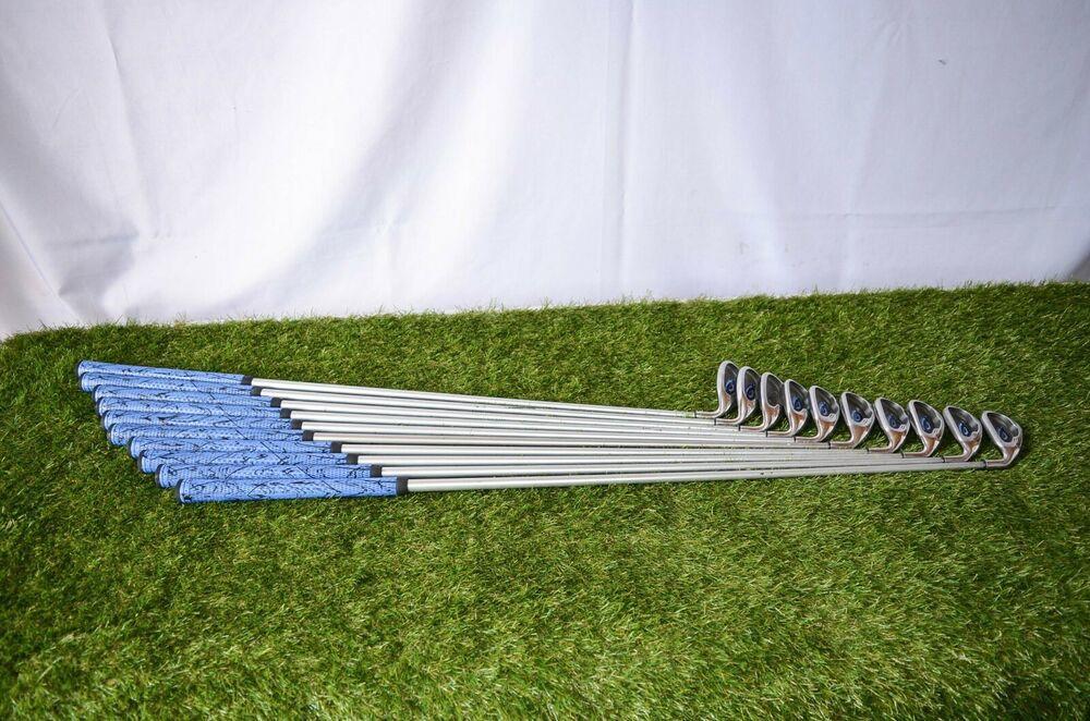 Callaway Steelhead X16 3-p,s,a Iron Set Rh 37.5" Graphite Firm New Dri Tac