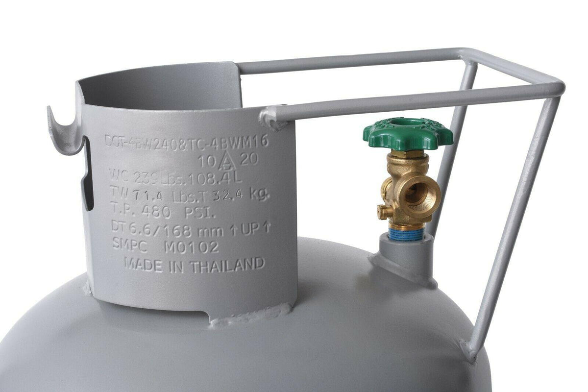 100 LB Horizontal and Vertical HOG Propane Cylinder with Wheels