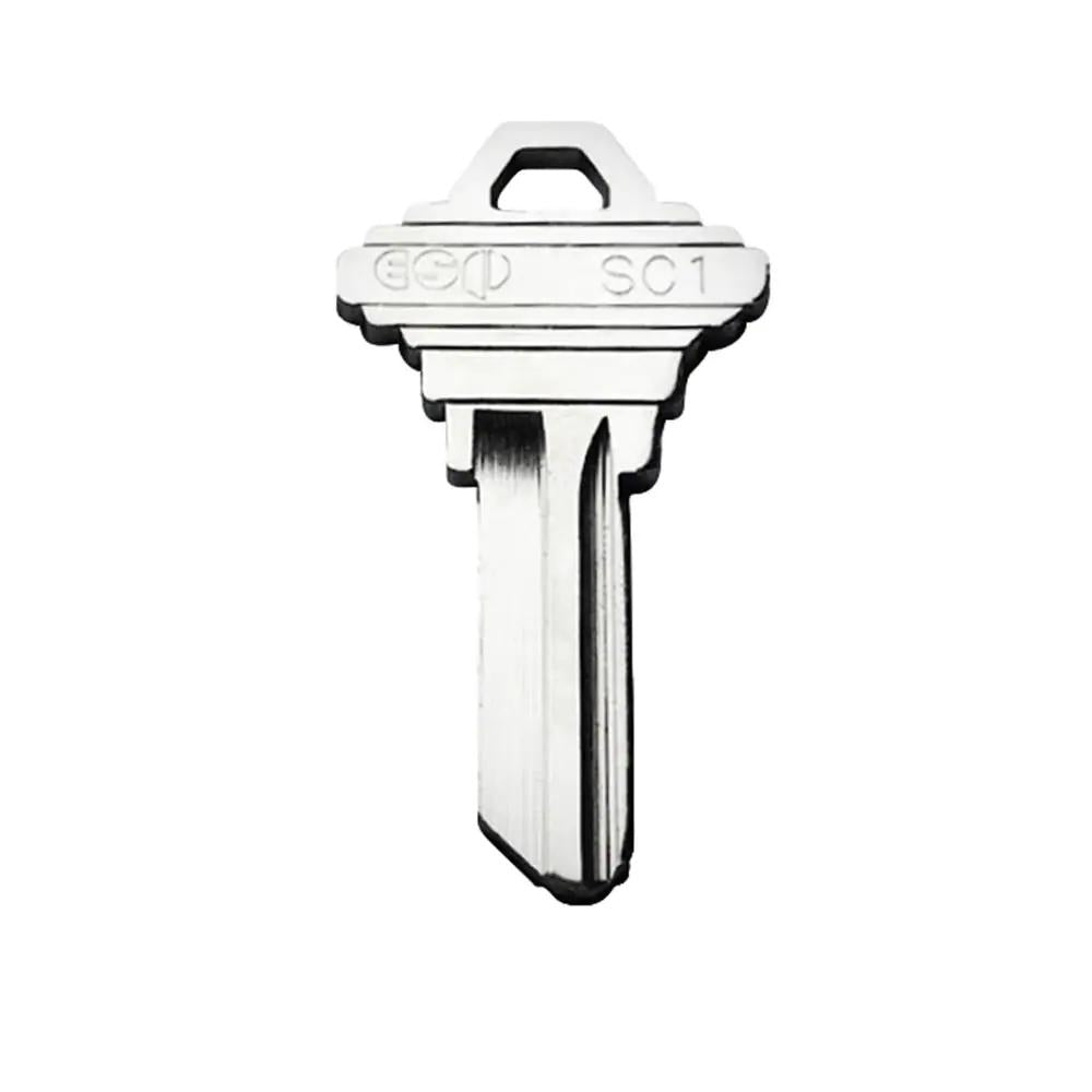 Steel Grade 3 Keyed Storeroom Door Knob with 12 SC1 Keys (6-Pack, Keyed Alike)