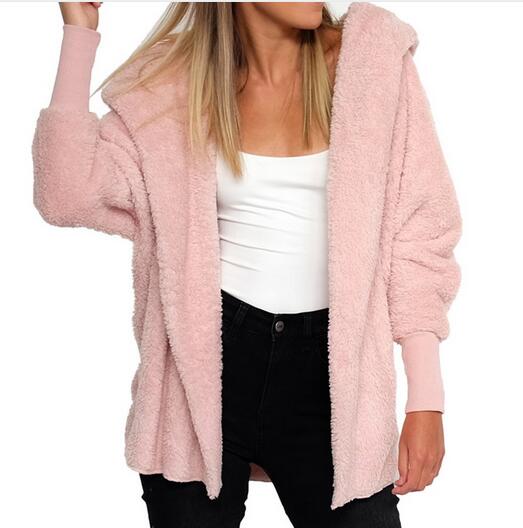 Women's Clothing - 2021 Women's Autumn Winter Casual Loose Fur Cardigans
