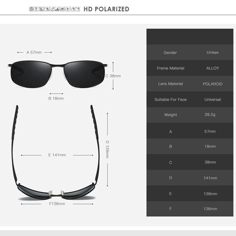 Luxury HD Polarized Silver Metal Frame Driving Pilot Sunglasses With Box
